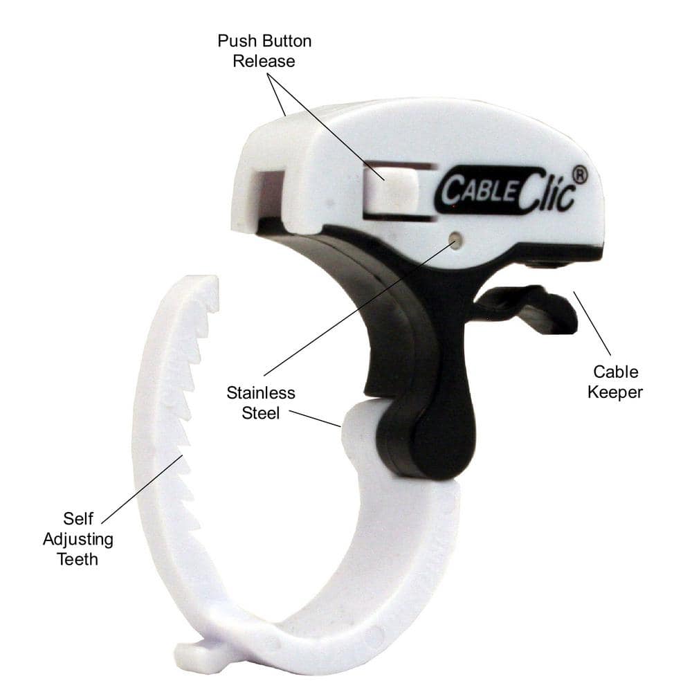 QA Worldwide Micro Cable Clic-White/Black (3)
