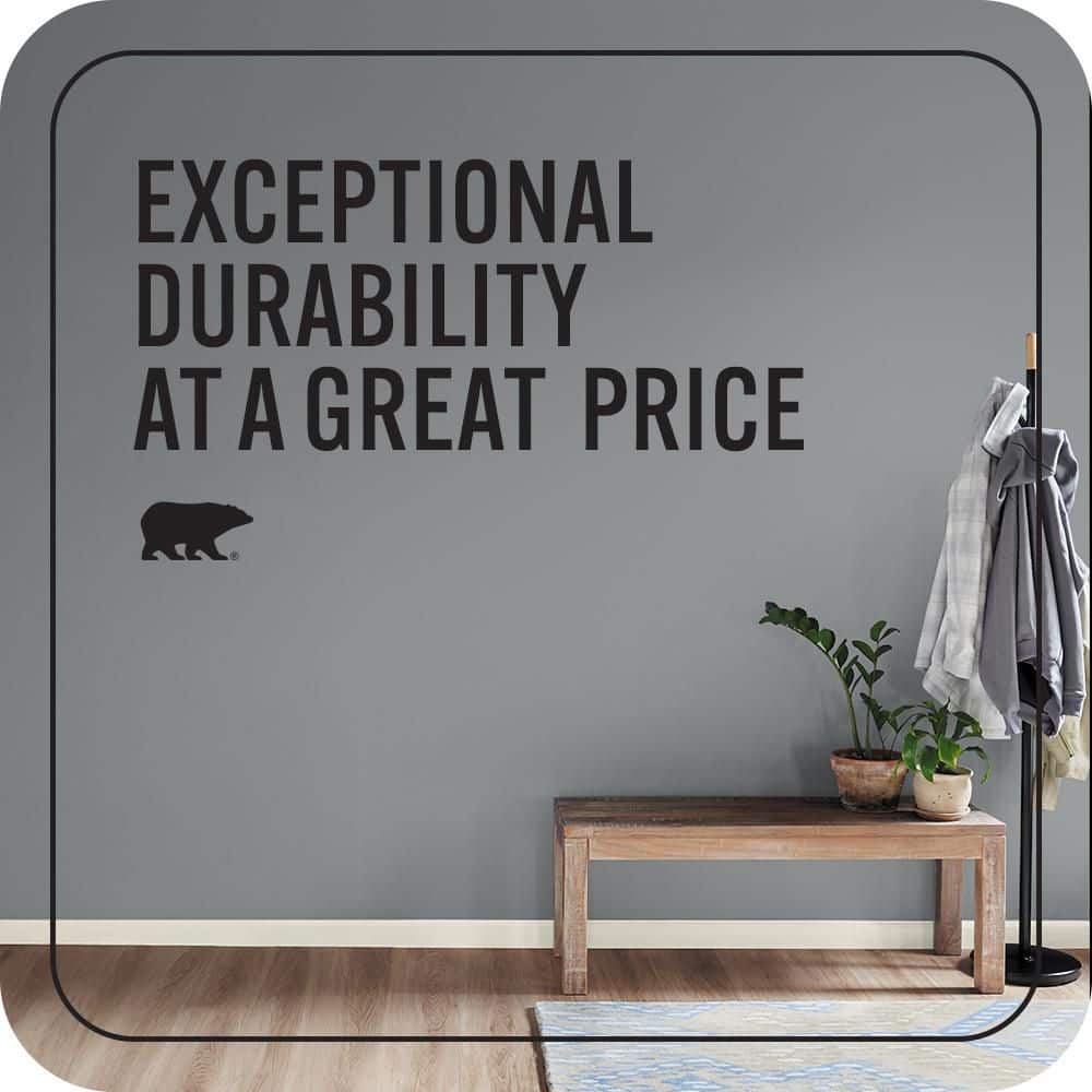 BEHR PREMIUM PLUS #PPU26-03 Legendary Gray Flat EcoMix Plant-Based & Primer (4)