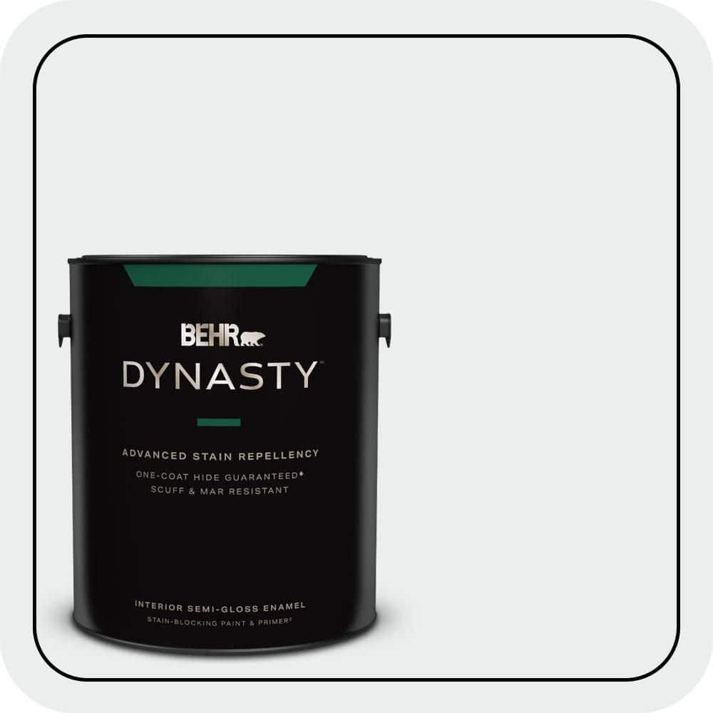 BEHR DYNASTY 1 gal. #PWN-16 Day Spa Semi-Gloss Enamel Interior Stain-Blocking Paint & Primer