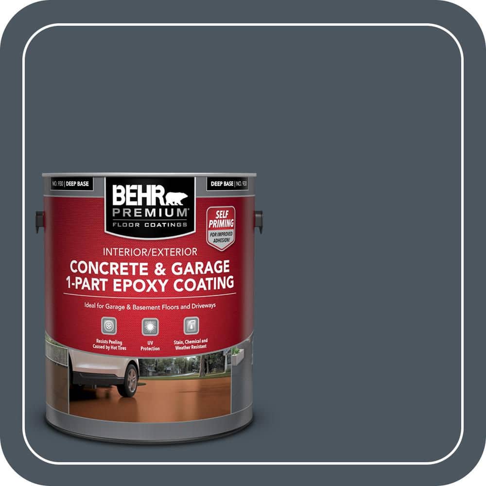 BEHR PREMIUM #N480-7 Self-Priming 1-Part Epoxy Satin Interior/Exterior Concrete and Garage Floor Paint (1)