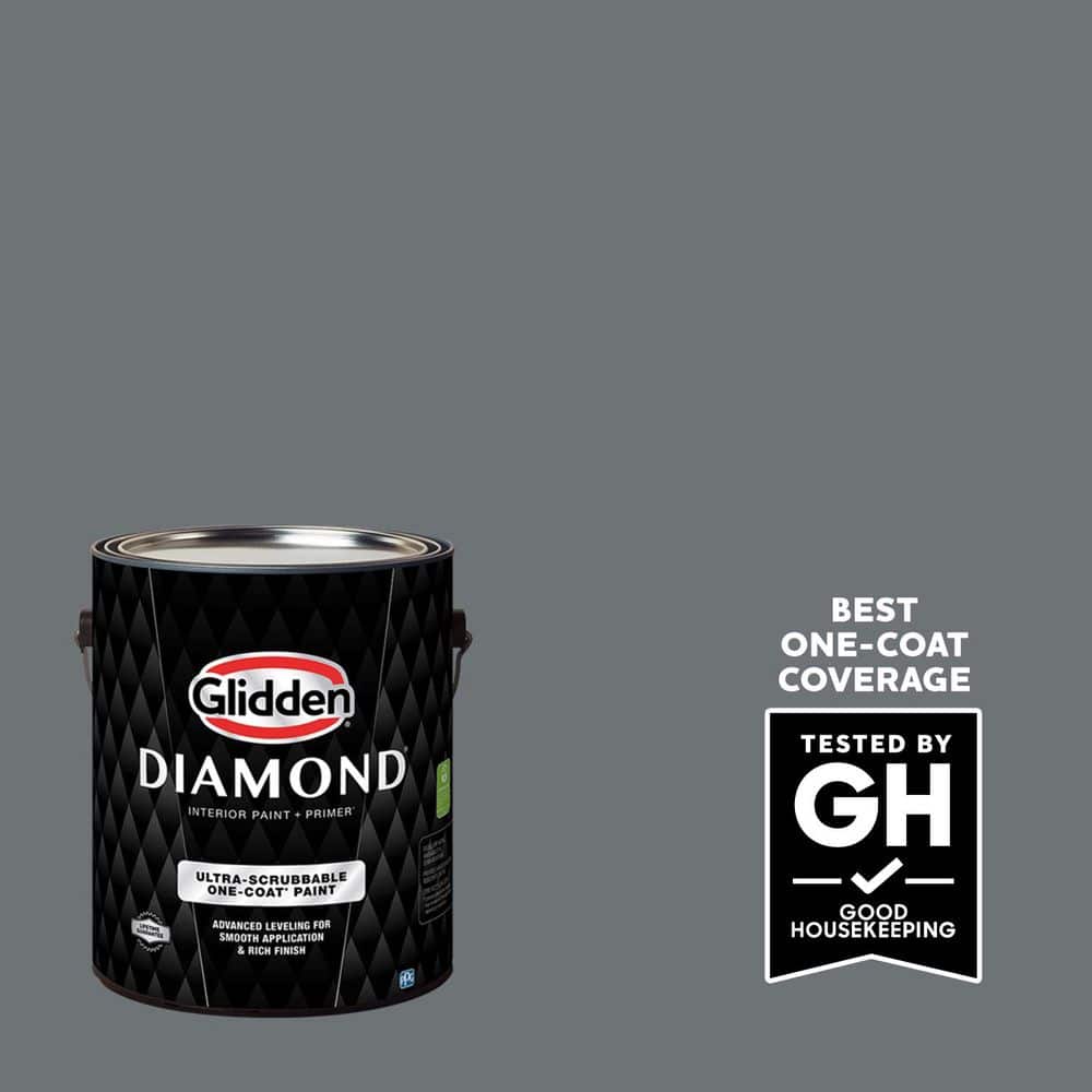 Glidden Diamond 1 gal. #PPG1011-5 Improbable Eggshell Interior Paint with Primer