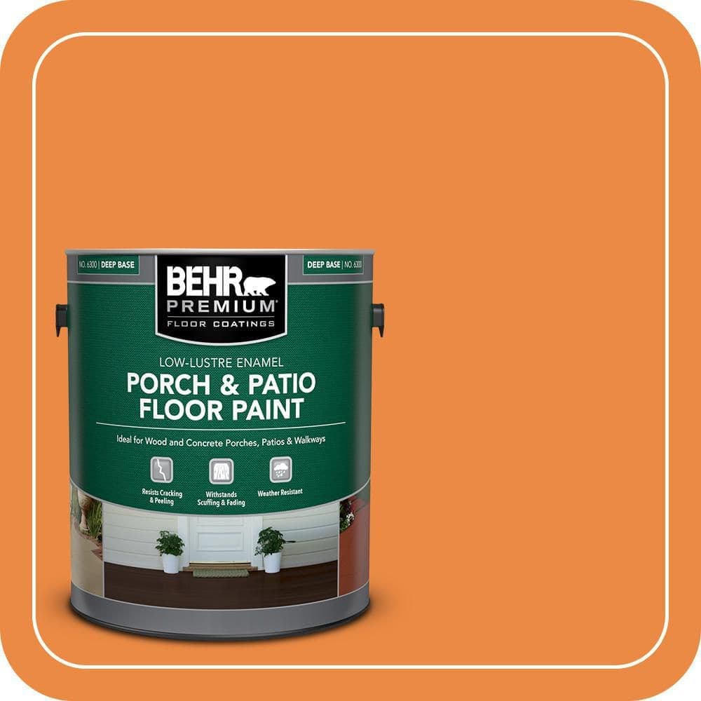 BEHR PREMIUM #P230-7 Low-Lustre Enamel Interior/Exterior Porch and Patio Floor Paint (1)