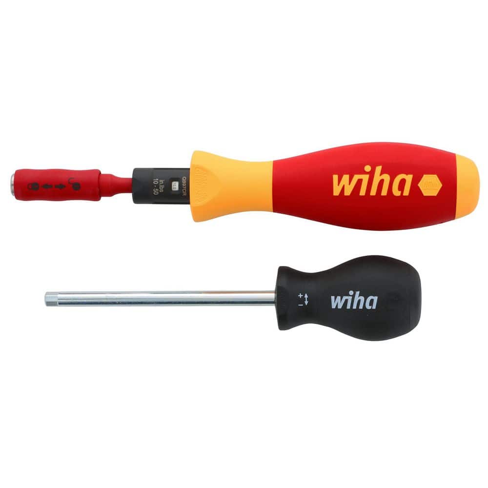 Wiha Insulated TorqueVario-S Handle 10-50 In/lbs with SlimLine Blade Holder