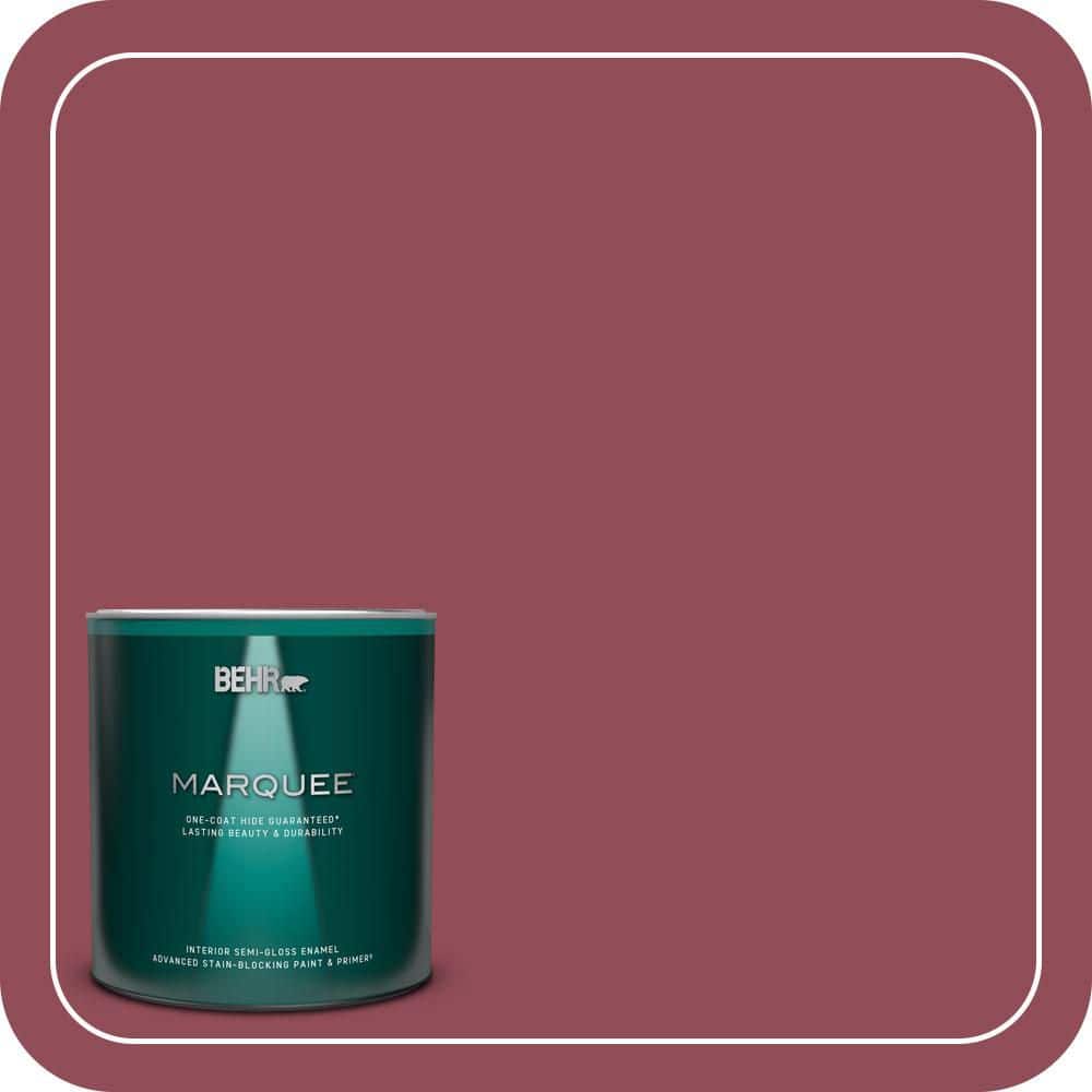 BEHR MARQUEE 1 qt. #MQ1-05 Rialto One-Coat Hide Semi-Gloss Enamel Interior Paint & Primer