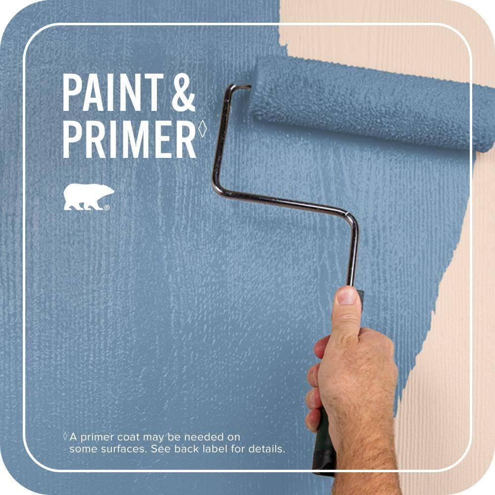BEHR PREMIUM PLUS 1 gal. #T13-5 Belladonna Flat Exterior Paint & Primer (2)