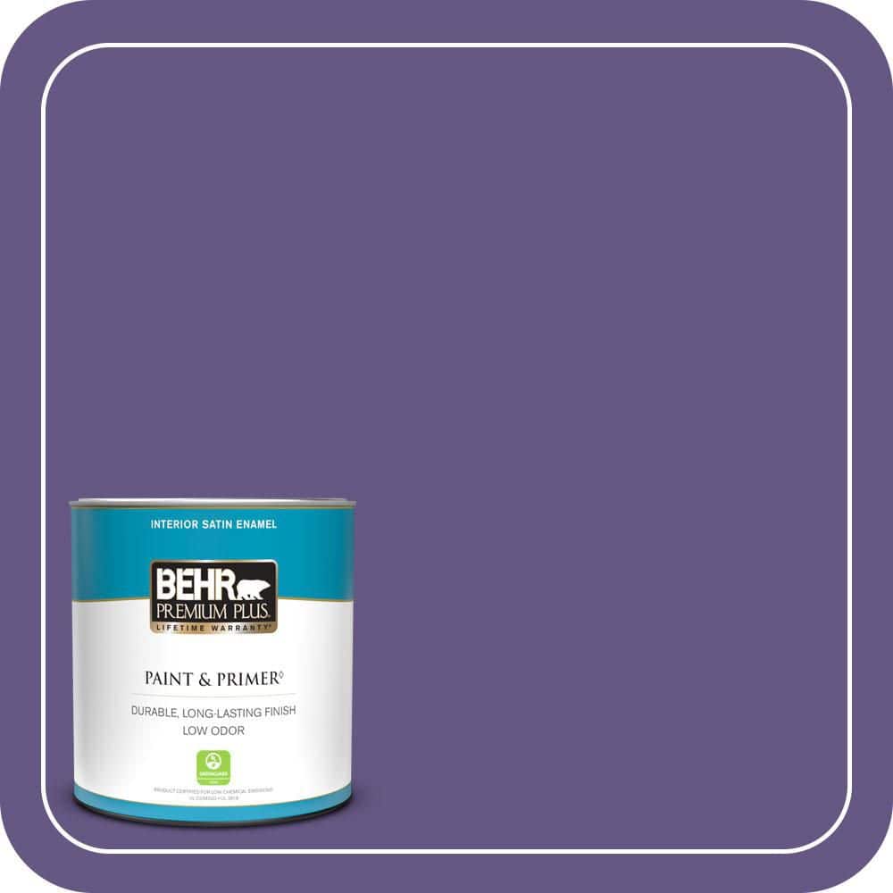 BEHR PREMIUM PLUS #640B-7 Berry Jam Enamel Interior/Exterior Paint & Primer Color Sample (1)