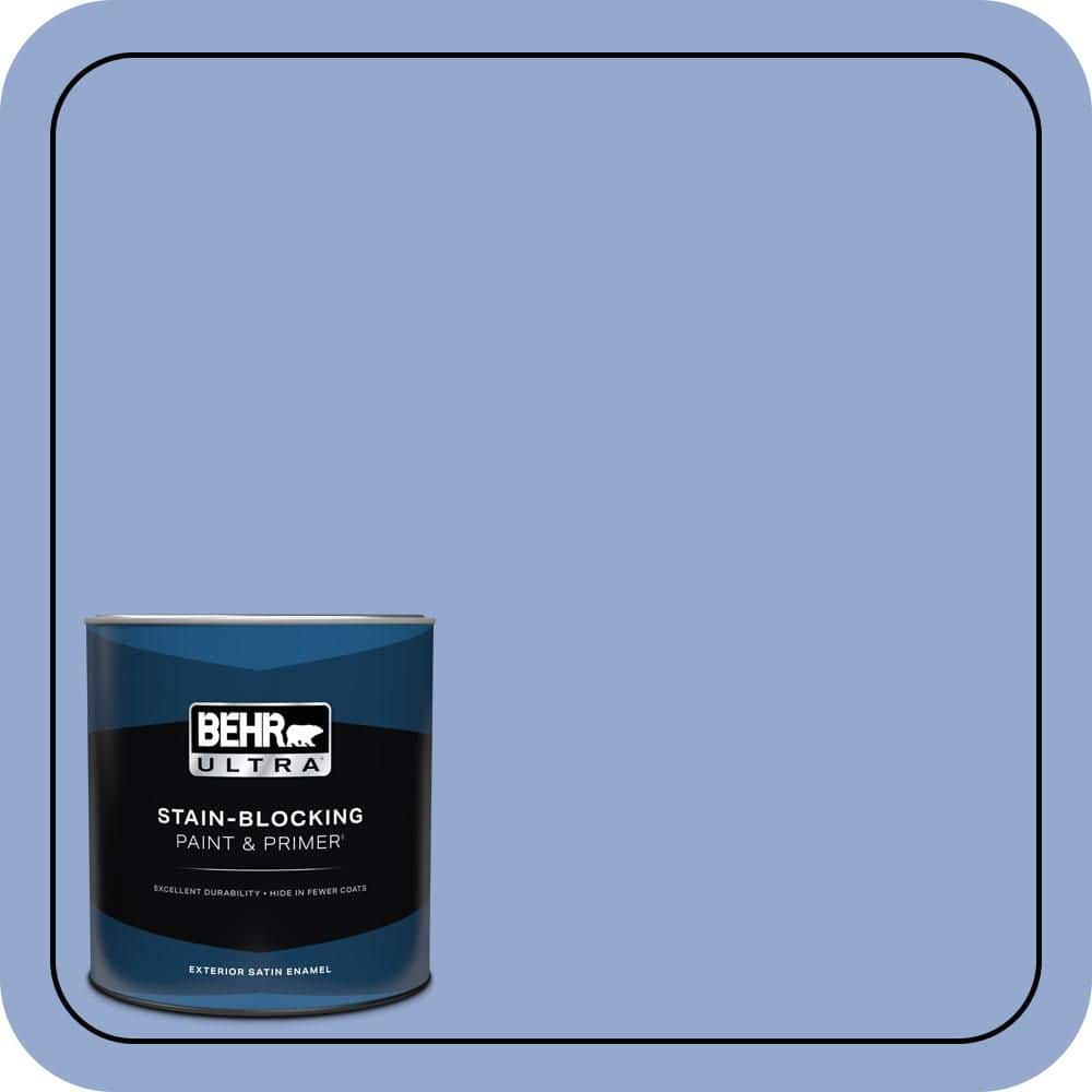 BEHR ULTRA 1 qt. #M540-4 Hopeful Dream Satin Enamel Exterior Paint & Primer