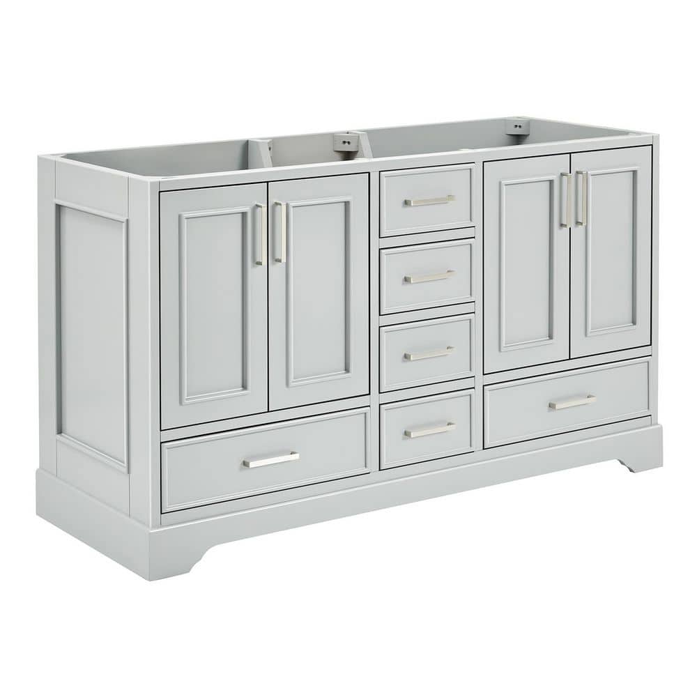 ARIEL Stafford 60.75 in. Freestanding Bathroom Vanity Cabinet without Top (Assembled) (4)