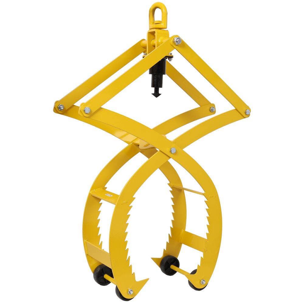 maocao hoom Automatic Grip and Release Log Tongs, 360° Swivel Lifting Tongs with 4-Claws 21 in. Open, 3300 lbs. Load Capacity (2)