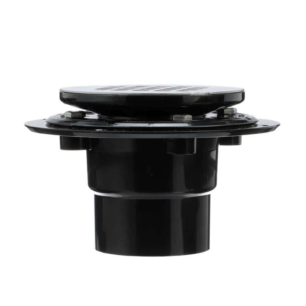 Oatey 2 in. to 3 in. ABS Low Profile Drain with Stainless Steel Strainer (3)