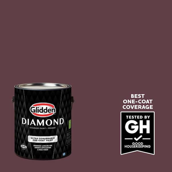 Glidden Diamond 1 gal. PPG1048-7 Gooseberry Satin Interior Paint with Primer (2)