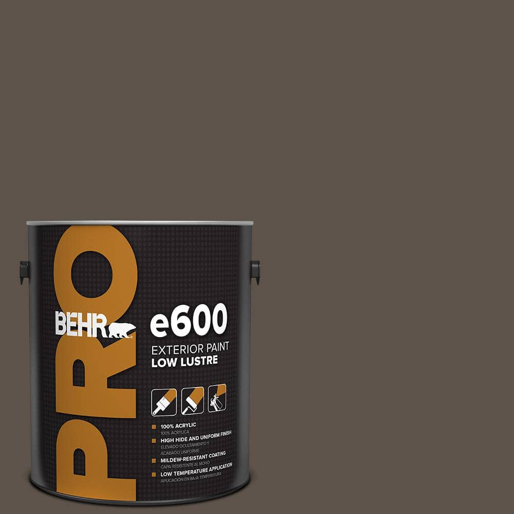 BEHR PRO 1 gal. #ECC-12-3 Shadow Wood Low Luster Exterior Paint