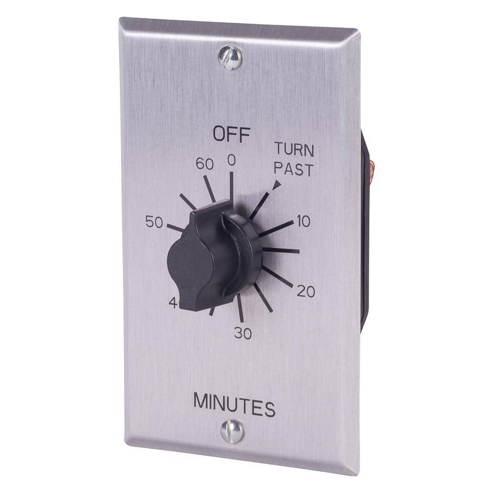 TORK C-500 Series Multi-Volt 60-Minute Commercial Style Springwound Auto Off In-Wall Timer (2)