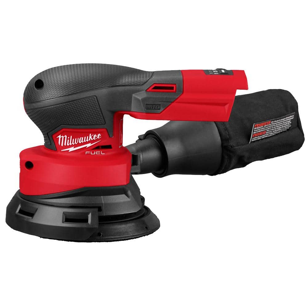 Milwaukee M18 18V Lith-Ion Brushless Cordless FUEL 5 in. Random Orbit Sander w/ (1) HIGH OUTPUT 6.0 Ah Battery