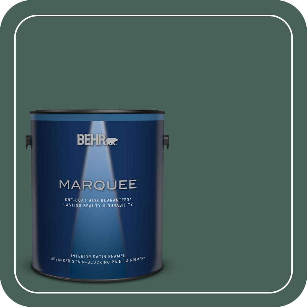 BEHR MARQUEE 1 gal. #T18-20 Equilibrium Satin Enamel Interior Paint & Primer