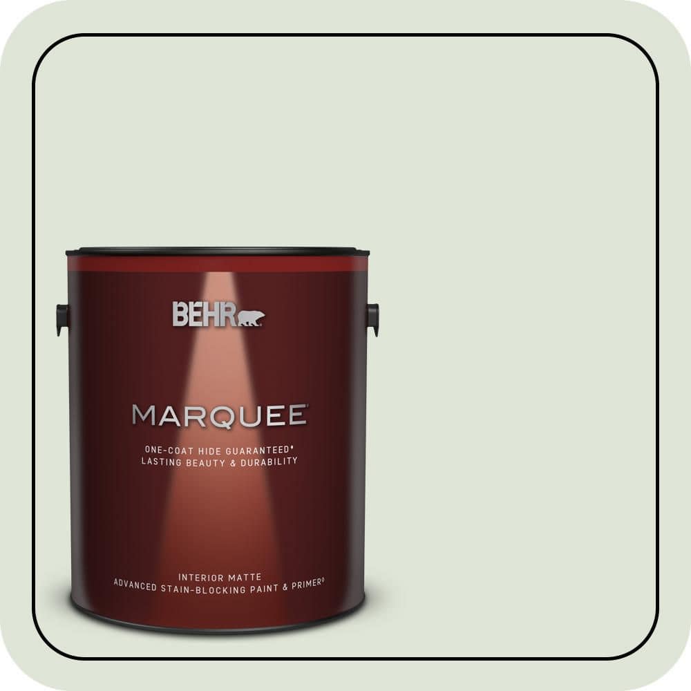 BEHR MARQUEE 1 gal. #S390-1 Sounds of Nature Matte Interior Paint & Primer (1)
