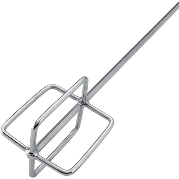 QEP 24 in. x 5 in. Professional Chrome-Plated Steel Thinset and Grout Mixing Paddle for Corded Drills (2)