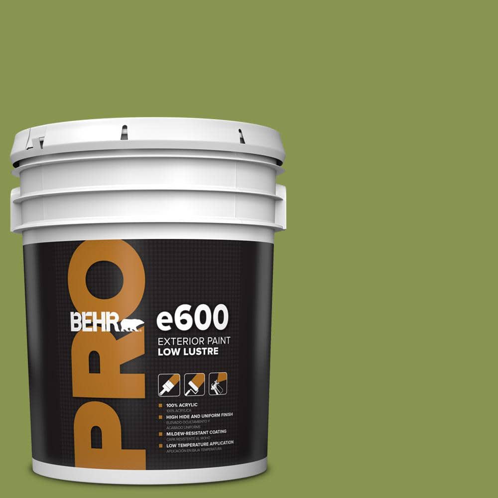 BEHR PRO 5 gal. #M360-6 Bold Avocado Low Luster Exterior Paint