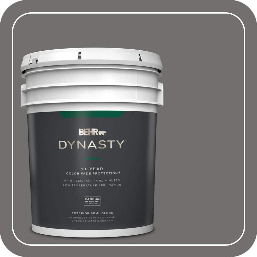 BEHR DYNASTY 5 gal. #PPU24-05 Ancestral Semi-Gloss Exterior Stain-Blocking Paint & Primer