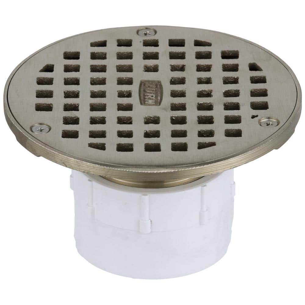 Zurn 2 in. Floor Drain, Nickel (3)