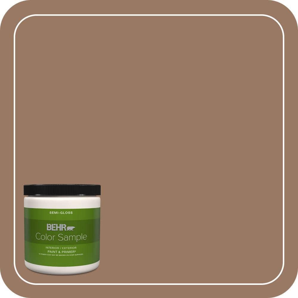 BEHR PREMIUM PLUS #250F-5 Fudge Bar Enamel Low Odor & Primer (1)