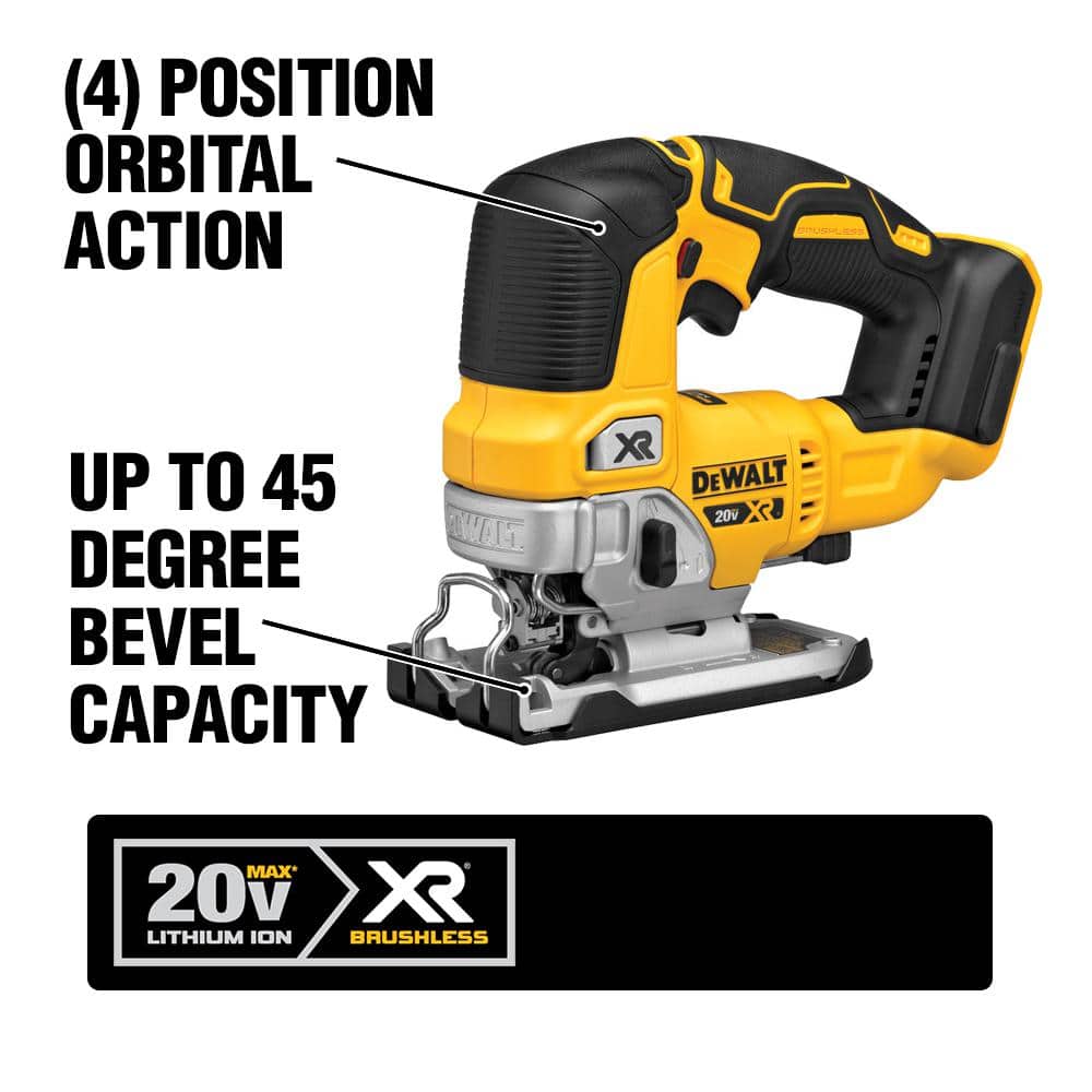 DEWALT 20V MAX ToughSystem Lithium-Ion 6-Tool Cordless Combo Kit and 20V MAX XR Cordless Brushless Jigsaw (3)