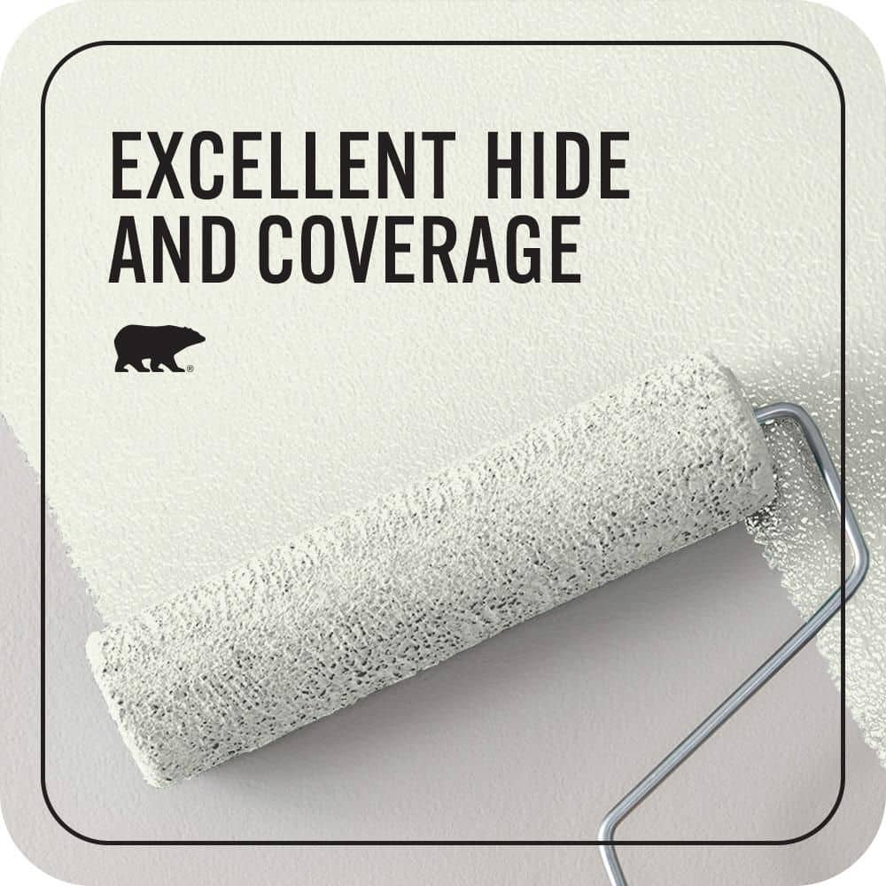 BEHR PREMIUM PLUS #GR-W10 Calcium Enamel EcoMix Plant-Based & Primer (2)
