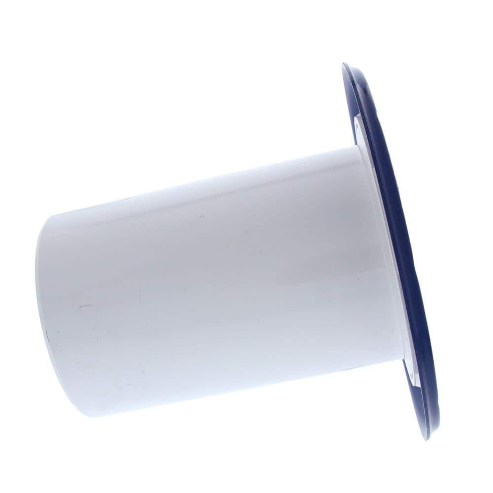 JONES STEPHENS 7 in. O.D. Plumbfit PVC Closet (Toilet) Flange with Adj. Metal Ring and 6 in. Shank for 3 in. or 4 in. Sch. 40 DWV Pipe (3)