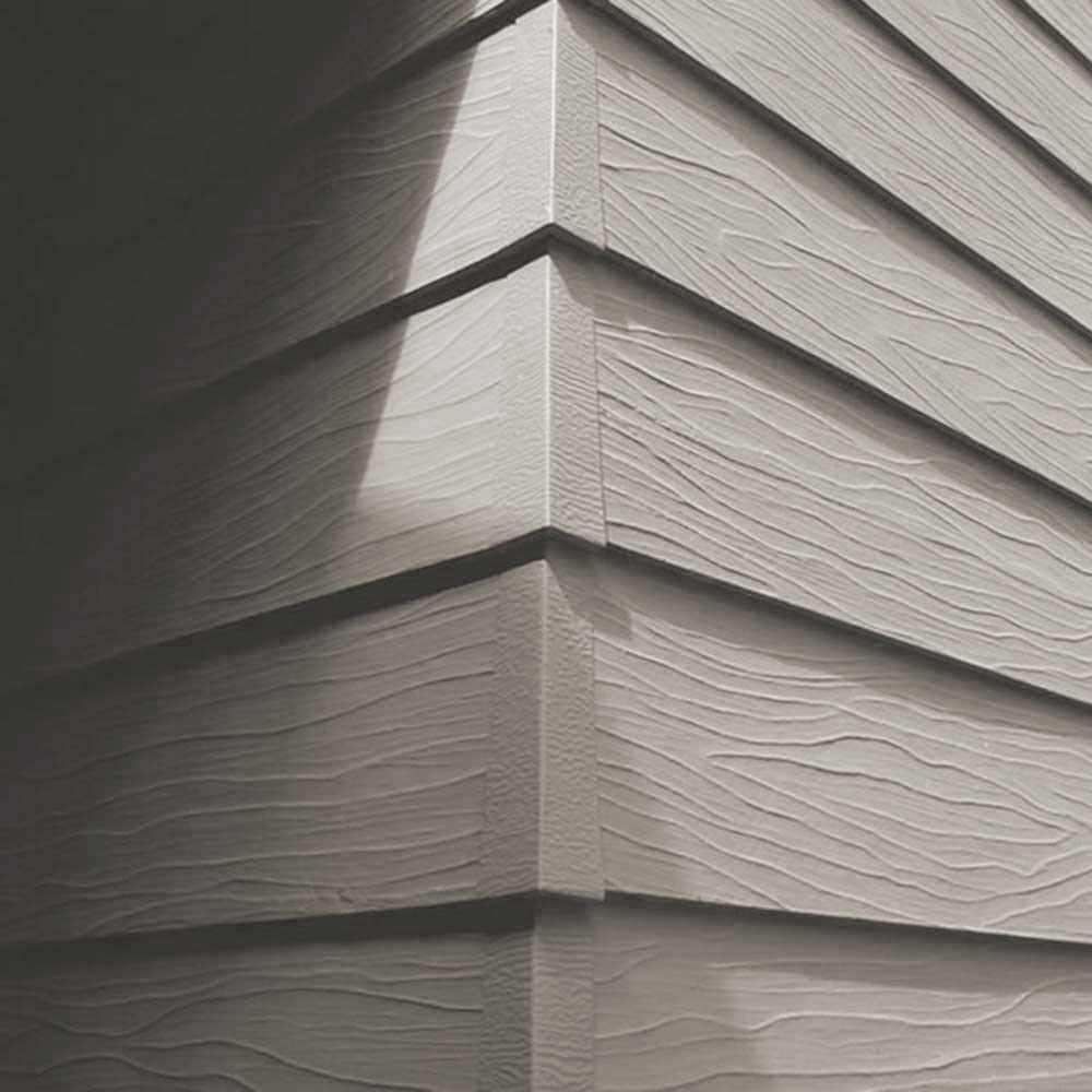 Gibraltar Building Products 7.5 in. Tall x 1.75 in. Woodgrain Aluminum Primed XL Siding Corner Moulding (2)