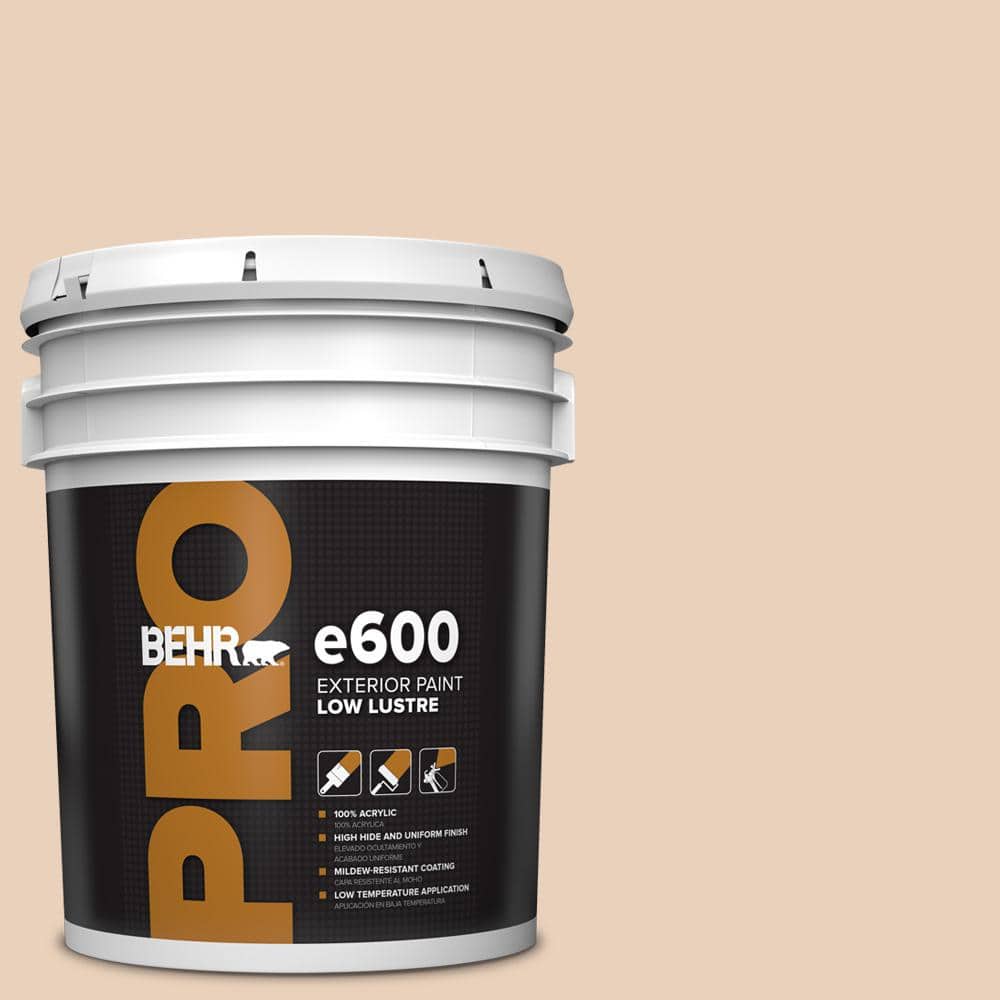 BEHR PRO 5 gal. #PPL-61 Spiced Beige Low Luster Exterior Paint