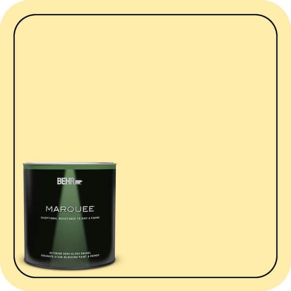BEHR MARQUEE 1 qt. #P300-3 Rite of Spring Semi-Gloss Enamel Exterior Paint & Primer (2)