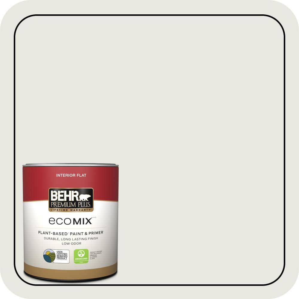 BEHR PREMIUM PLUS #PWN-64 Silver Dust Enamel EcoMix Plant-Based & Primer (1)
