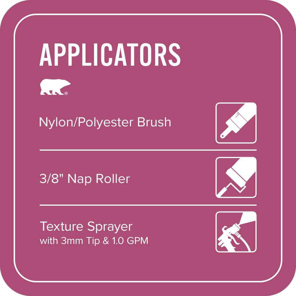 BEHR PREMIUM #100B-7 Textured Low-Lustre Enamel Interior/Exterior Porch and Patio Anti-Slip Floor Paint (4)