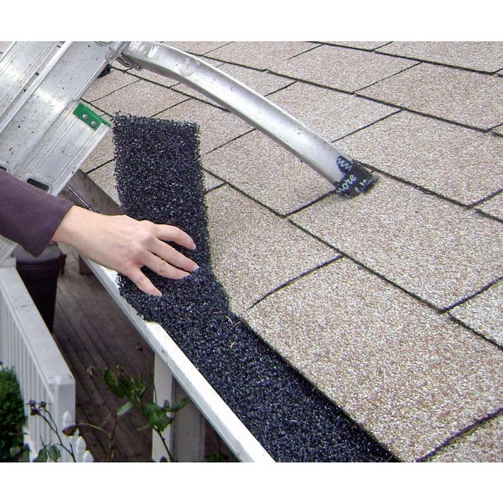 GutterFoam Pro FR 4 ft. Foam Filter Plastic Gutter Guard for 5 in. K-Style (36-Pack) (2)