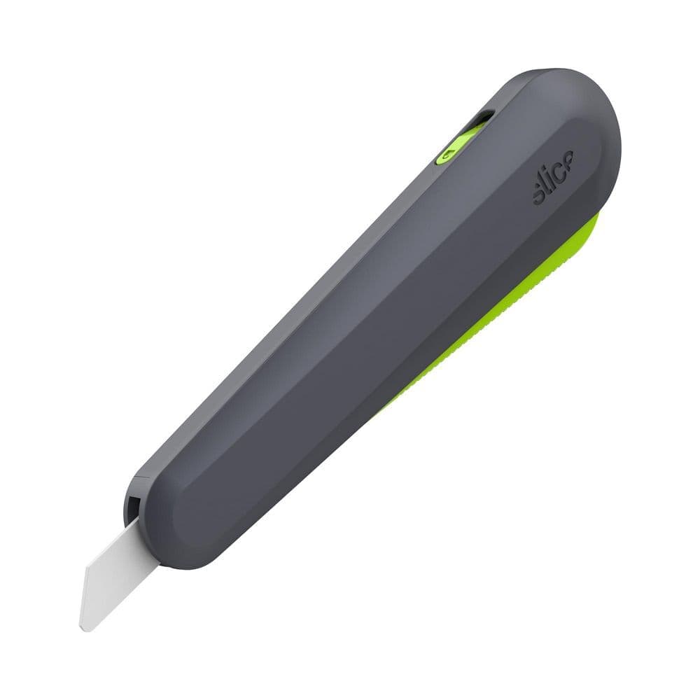 Slice Squeeze-Trigger Auto-Retractable Utility Knife with 1-Ceramic Rounded Tip Blade (2)