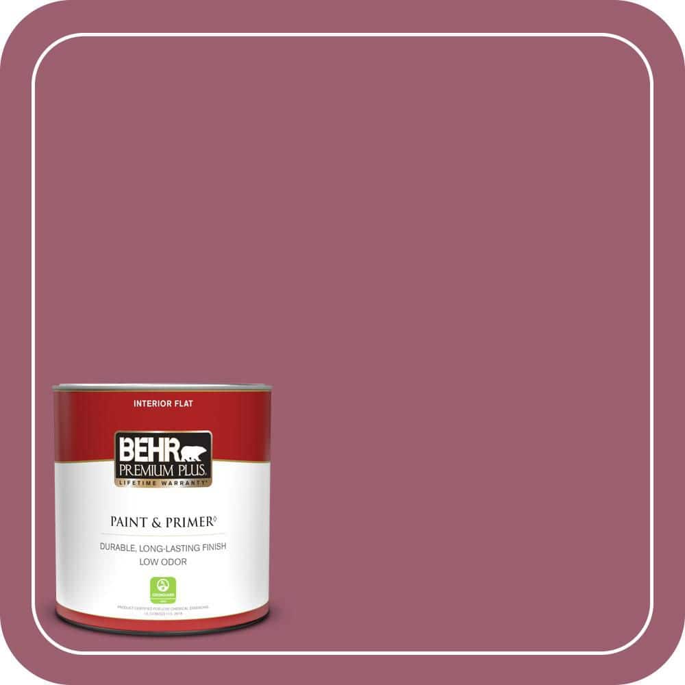 BEHR PREMIUM PLUS #M130-6 Tropical Hibiscus Enamel Low Odor & Primer
