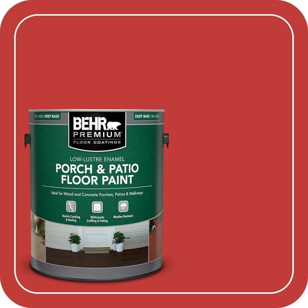 BEHR PREMIUM #P150-7 Low-Lustre Enamel Interior/Exterior Porch and Patio Floor Paint (1)