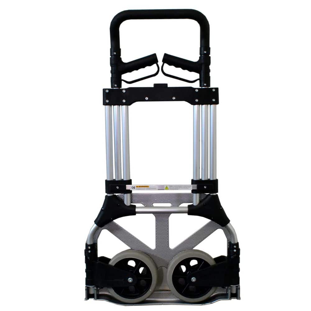 Milwaukee 400 lb. Capacity Aluminum Fold-Up Truck with Adjustable Twin Pin Handles (3)