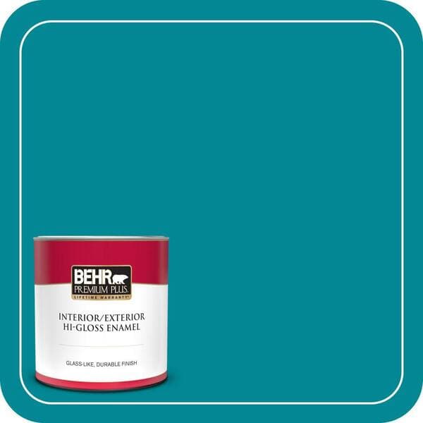 BEHR PREMIUM PLUS #HDC-SM16-06 Blue Slushie Interior/ & Primer Color Sample (3)