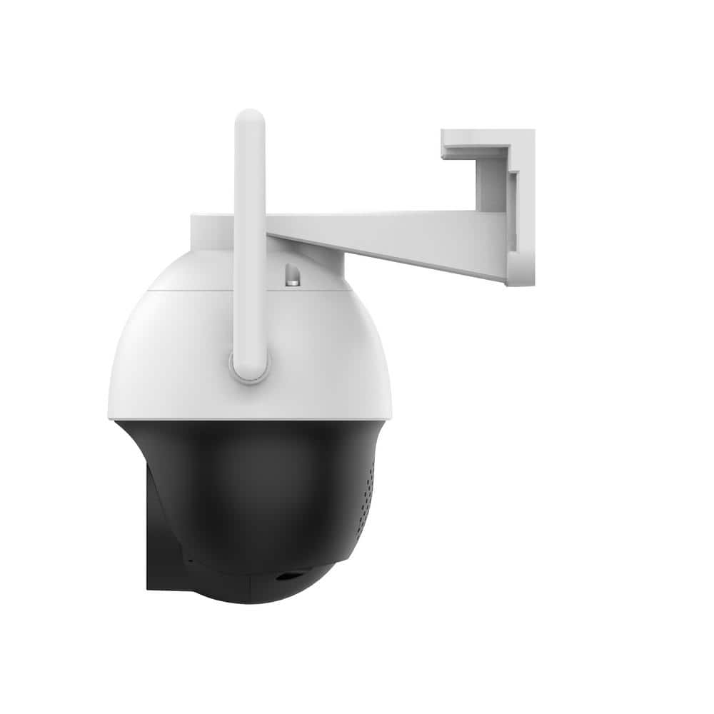 Crystal Vision 8CH Wireless NVR Surveillance kit, 10.1 in. & 2TB HDD (2x 3MP Floodlight Audio, 2x Pan-tilt Audio Panic Siren Cameras) (2)