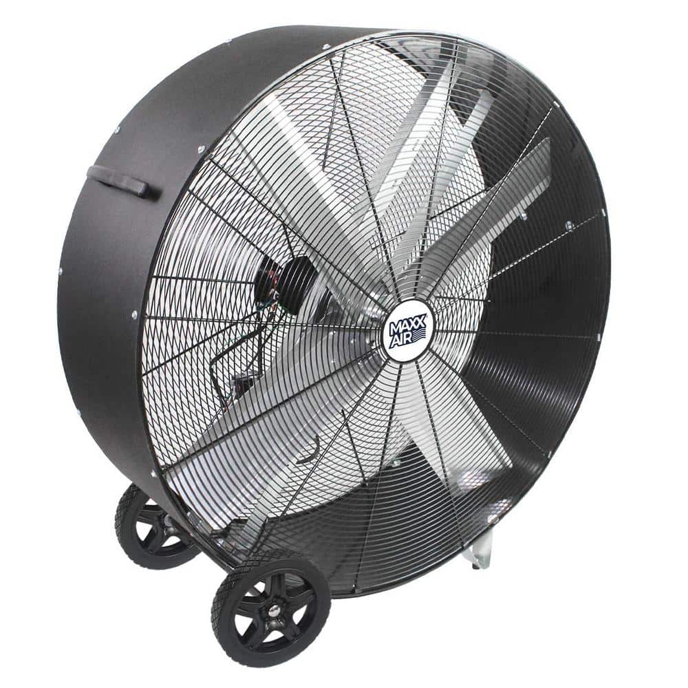 Maxx Air 42" Portable Belt Drive Fan, Guaranteed-Dent Free Fan Housing, 2 Speed