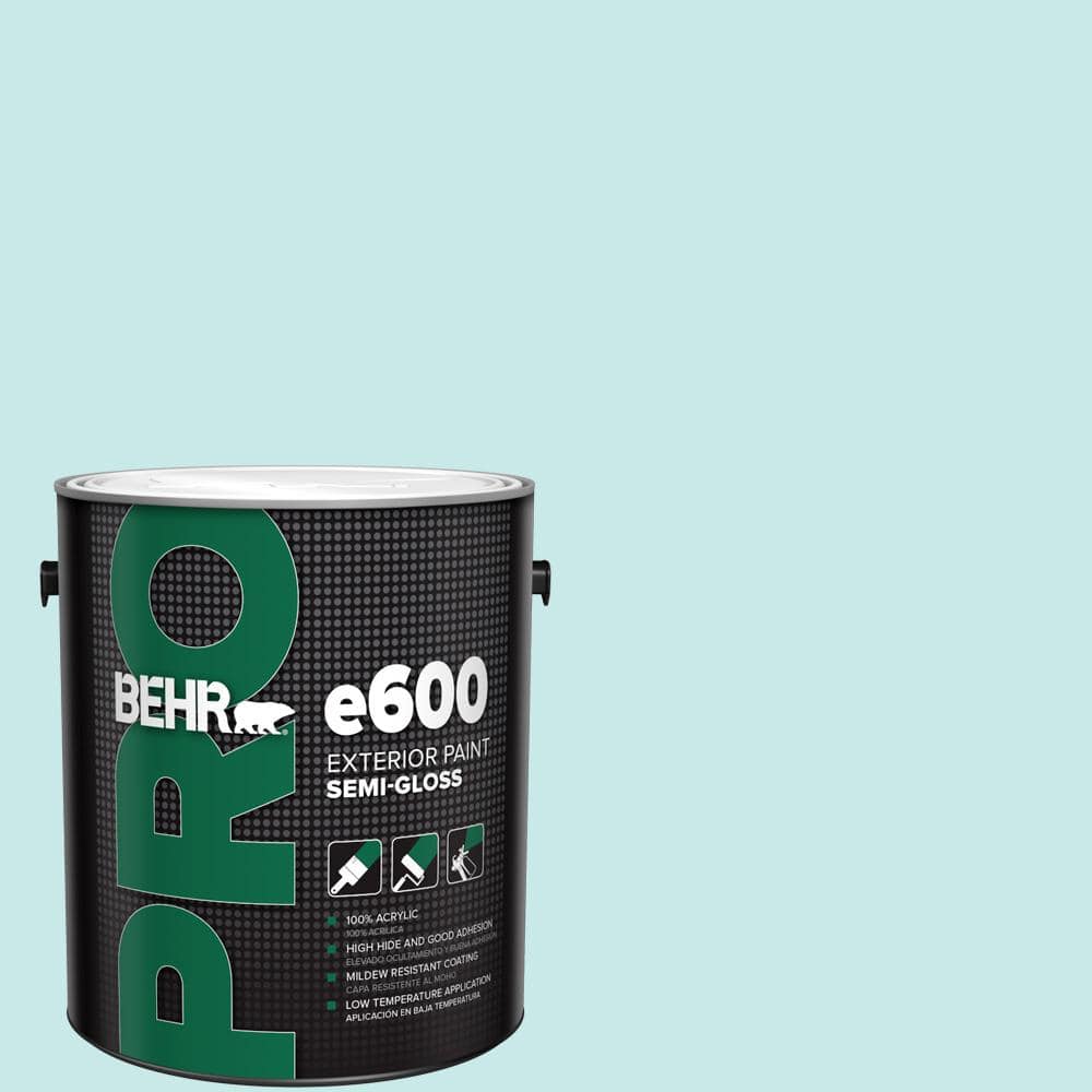 BEHR PRO 1 gal. #M460-1 Tahitian Sky Semi-Gloss Exterior Paint