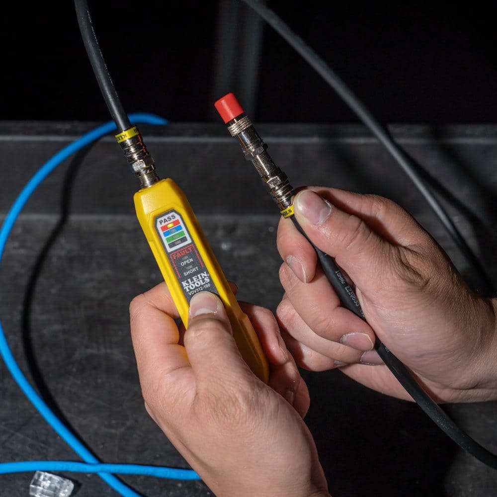 Klein Tools Coax Push-On Connector Installation and Test Tool Set (3)