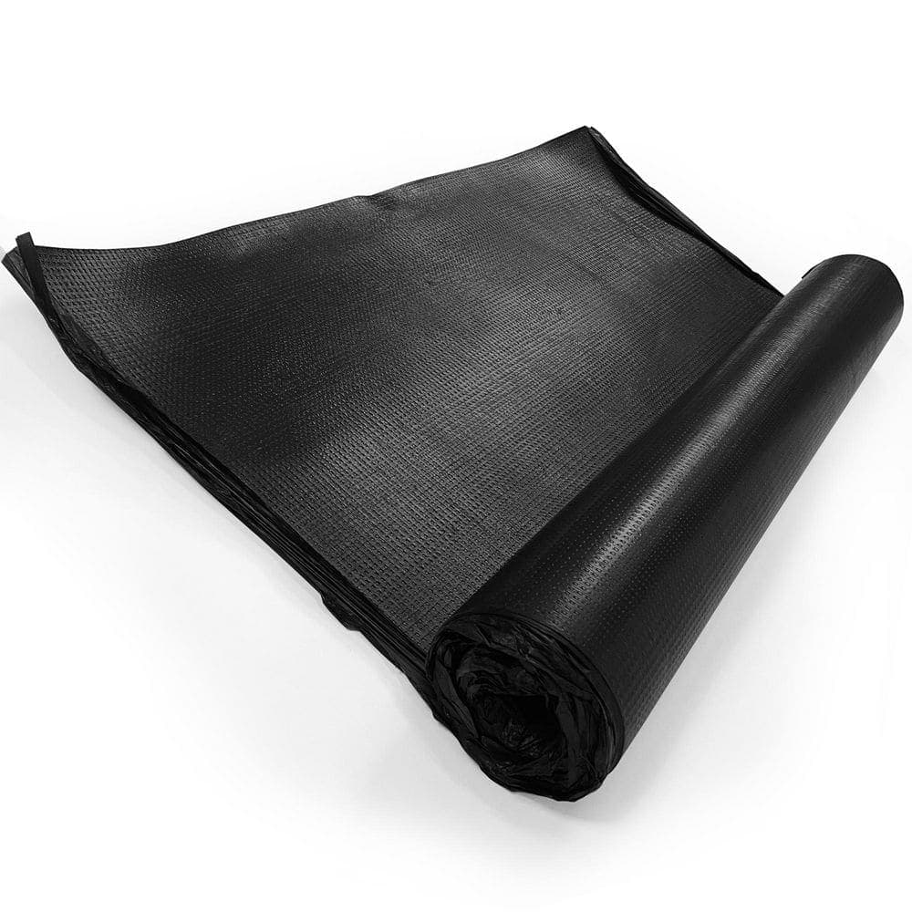 Wellco 54.12 sq. ft. 3.3 ft. x 16.4 ft. SBS Waterproof Sheet Roll Underlayment For Roof, Gutter and Concrete Protection, Black (1)