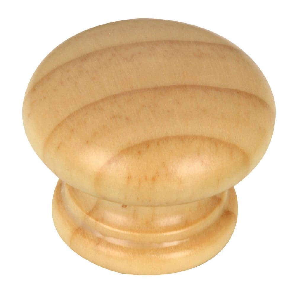 Richelieu Hardware Bourgogne Collection 1-1/2 in. (38 mm) Traditional Finished Pine Round Cabinet Knob