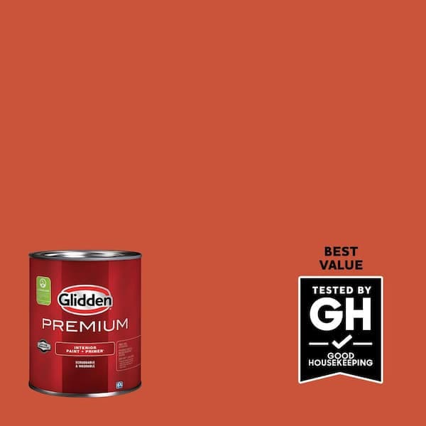 Glidden Premium 1 qt. PPG1193-7 Cinnamon Stone Eggshell Interior Latex Paint (2)