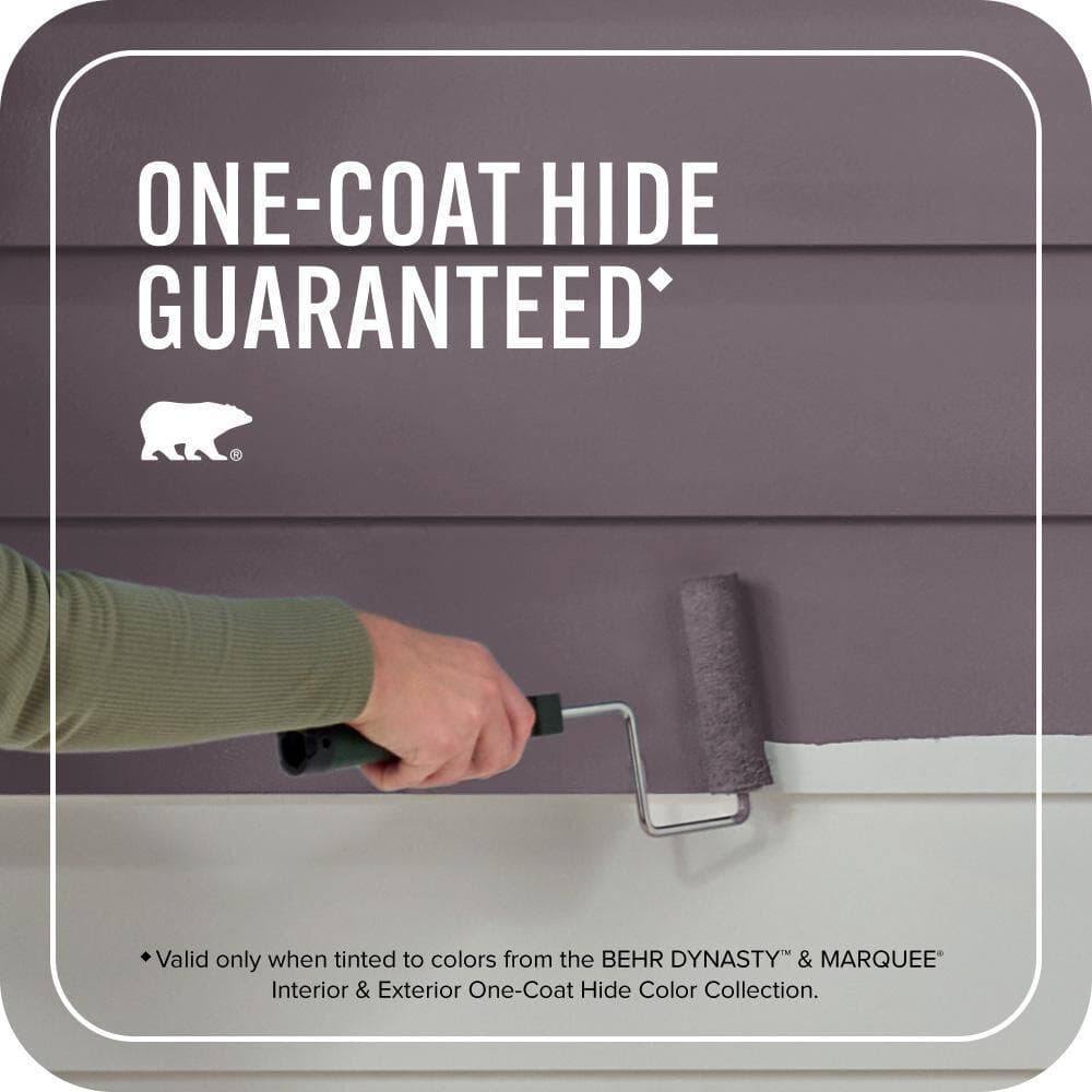 BEHR MARQUEE 1 gal. #N100-6 Urban Legend Flat Exterior Paint & Primer (3)