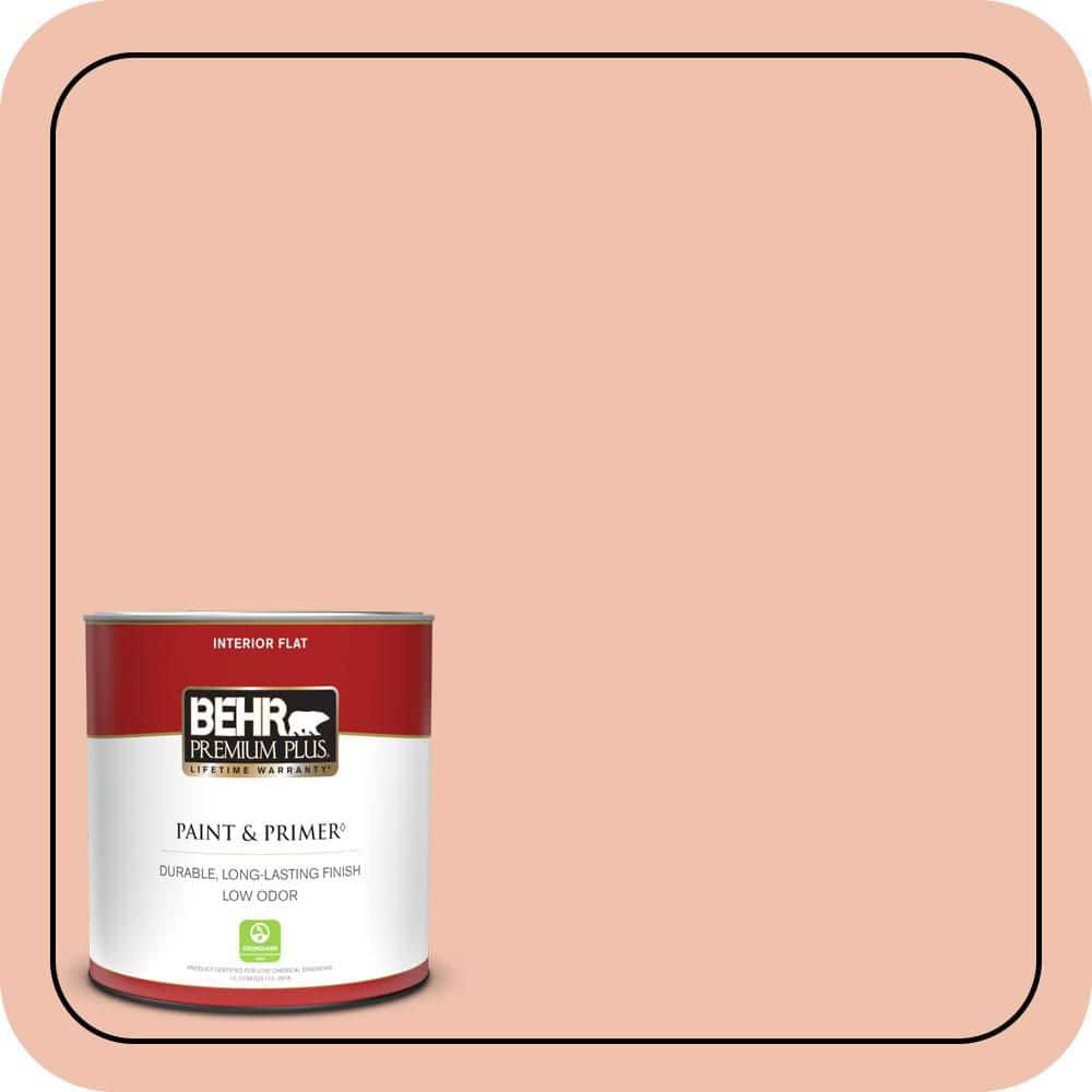 BEHR PREMIUM PLUS #M180-3 Flamingo Feather Enamel Low Odor & Primer (1)