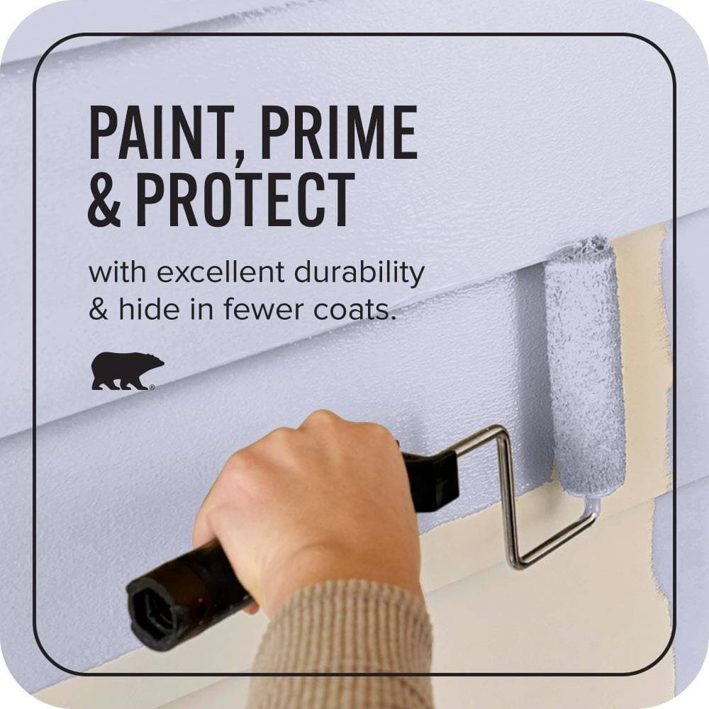 BEHR ULTRA 1 qt. #630C-3 Timeless Lilac Satin Enamel Exterior Paint & Primer (3)