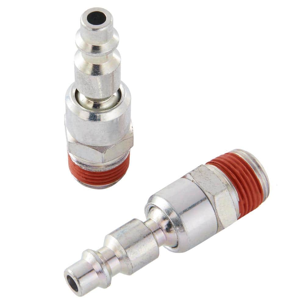 Husky 1/4 in. IM Swivel Plug - 3/8 in. NPT (M) (2-Pack) (2)